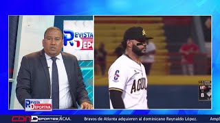 Neftalí Ruíz dice Jonathan Villar fue DISPLICENTE en jugada Águilas Cibaeñas  Leones del Escogido [upl. by Iraam740]