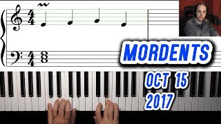 How to Play Mordents Live Stream October 15 2017 [upl. by Teresina]