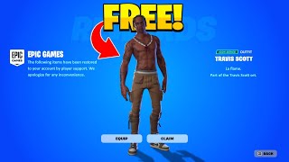 How to Get TRAVIS SCOTT Skin for FREE in Fortnite 2024 [upl. by Oniram]