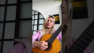 Scarborough Fair famous English song on guitar Nadiya Kosinskaya shorts nadiaguitar [upl. by Ransome517]