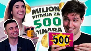 Koliko MLADI Znaju  MILION Pitanja Za 500 DINARA [upl. by Joey]