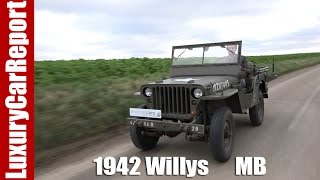 1942 Willys MB Military Jeep  Detailed Walkaround Review and Test Drive [upl. by Zorah]