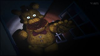 Fredbear after the bite of 19831987 came to visit me FNaF 4 Mods [upl. by Lasala]