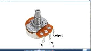 Potentiometer Connect to PLC [upl. by Sanderson]