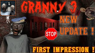 Granny 3 new train update gameplayFirst try in tamilon vtg [upl. by Gildas]