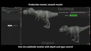 RTCFX  DeciMesh  Unsubdivide meshes [upl. by Lieno846]