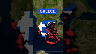 Did You Know That Greece 🤔 🇬🇷 shorts geography maps greece [upl. by Bucella]