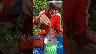 CocaCola Sprite Fanta experiment 🧪 tamilexplainedshortsexperimentlifehackscocacolaspritetamil [upl. by Bushore145]