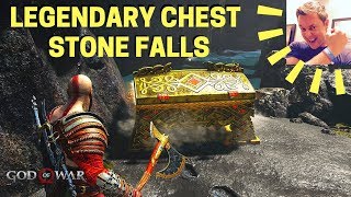 God of War Legendary Chest  All Coffins at Stone Falls The Lake of Nine [upl. by Harding]