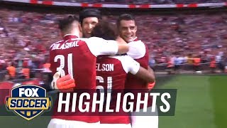 Arsenal vs Chelsea  2017 FA Community Shield Highlights [upl. by Ahsayn]