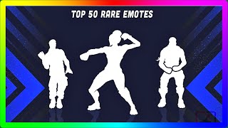 Top 50 RARE EMOTES in November 2024 [upl. by Venu332]