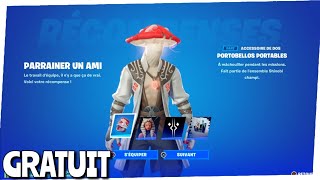 NOUVEAU SKIN GRATUIT quotAMANITE ROUGEquot POUR TOUS  PARRAINER UN AMI SUR FORTNITE  refer a friend [upl. by Anaitsirc]