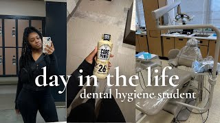 VLOG  A DAY IN THE LIFE AS A DENTAL HYGIENE STUDENT HAVING FAITH WORKOUT CLINIC GOALS amp TIPS [upl. by Di]