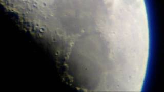 Meade ETX70 Moon Filmed through 8mm Baader Hyperion [upl. by Haidedej]