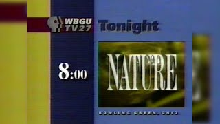 90s Promos  WBGU PBS April 5th 1998 [upl. by Annaoy]