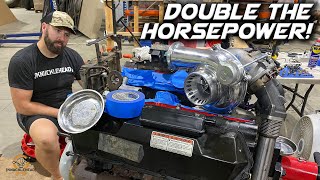 500HP 73 Powerstroke Build  Project Towverlander Pt1 Knucklehead Garage [upl. by Nnauol339]