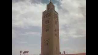 Adhan appel à la prière depuis la mosquée Koutoubia de Marrakech [upl. by Inatirb]