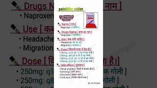 Naproxen Tablet painkiller recptor behindwoods medical [upl. by Hniv]