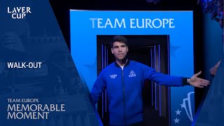 Team Europe WalkOut  Laver Cup 2024 [upl. by Belmonte838]