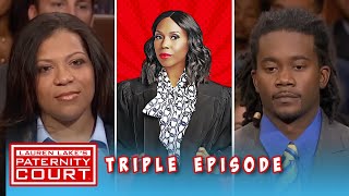 Two Men Come To Court To Find Out If They Are The Father Triple Episode  Paternity Court [upl. by Redman]