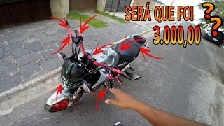 QUANTO GASTEI COM ACESSÓRIOS NA CB TWISTER 250F  😨 [upl. by Robinetta362]