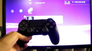 How to Use PS4 Controller on PS3 EASY METHOD WIRED AND WIRELESS [upl. by Gellman144]