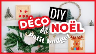 4 DIY de NOËL  DECO FACILE amp PAS CHÈRE [upl. by Ahsiruam273]