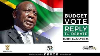 President Cyril Ramaphosa replies to the Presidency Budget Vote debate [upl. by Candace]