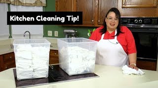 Kitchen Cleaning amp Organization Tips  Kitchen Towels  Saturday Morning Cooking Tips [upl. by Hedberg]