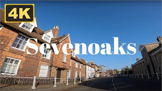 Sevenoaks Kent England  4K Morning Drive [upl. by Otero]