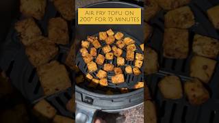 30 seconds Air fryer TOFU recipe diet food protein weightlossdiet foodie weightlossrecipes [upl. by Kelvin244]