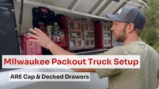 Milwaukee Packout Truck Setup A Detailed Look [upl. by Eybbob]