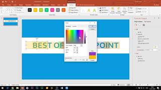 Crazy intro Animation  Color Bars effect  PowerPoint 2016 Tutorial [upl. by Bandur]