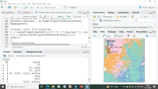 Create Soil Textural Class raster from Clay Sand and Silt rasters in R [upl. by Schear]