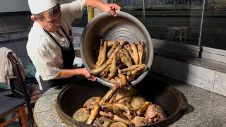 Original Uzbek KALLAPOCHA  HASIP  Master CHEF Prepares UNIQUE and RARE Street food [upl. by Adnilym]