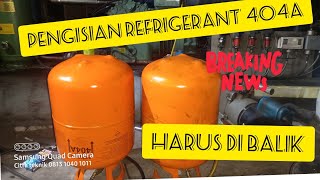 Pengisian Refrigerant R404a kompresor bitzer 4ge23y40p [upl. by Lauretta425]