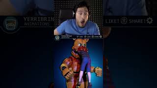 markiplier reacts to the animated Bite of 83 Fredbear animation by Yerribrine [upl. by Oberheim681]