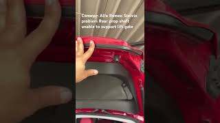 Common Alfa Romeo Stelvio problem Rear lift gate [upl. by Baerman]