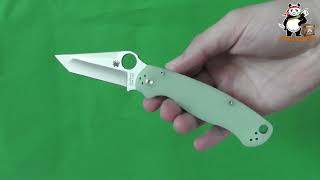 Реплика Spyderco C81GT2 Paramilitary 2 Tanto Exclusive на сайте китайских ножей pandakniferu [upl. by Askari166]