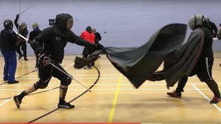 Rapier and Cloak sparring  Tom vs Nick [upl. by Idac]