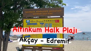 ALTINKUM HALK PLAJI  AKÇAY  EDREMİT  BALIKESİR [upl. by Robbie]