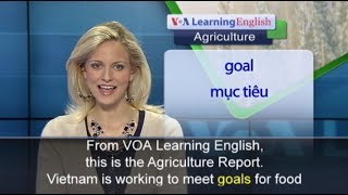 Phát âm chuẩn cùng VOA  Anh ngữ đặc biệt Vietnam Food Safety VOAAg [upl. by Nanerb]