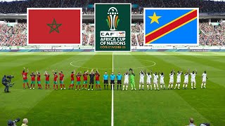 Morocco vs Congo DR ● Africa Cup of Nations 2023  20 January 2024 Gameplay [upl. by Sremmus]