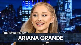 Ariana Grande Talks Eternal Sunshine and Wicked Teases Penn Badgley Music Video Cameo Extended [upl. by Enilecram745]