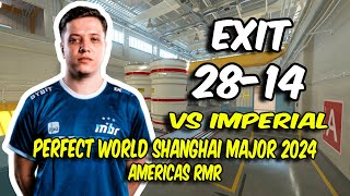 MIBR exit 2814 vs Imperial Nuke  Perfect World Shanghai Major 2024 Americas RMR  CS2 POV [upl. by Manya171]