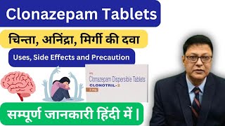 Clonazepam Tablets IP 05 mg Uses in Hindi [upl. by Curt416]