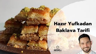 Pratik Hazır Yufkadan Baklava Tarifi Evde Kolay Baklava Nasıl Yapılır [upl. by Ephram]