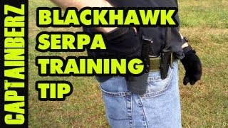 BlackHawk Serpa Holster Training Tip [upl. by Krissie583]