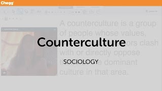 Counterculture  Sociology  Chegg Tutors [upl. by Duester575]