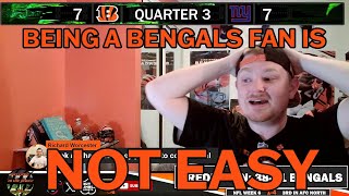 A Bengals fan reacts to NERVE RACKING SNF win over the Giants [upl. by Claiborne]